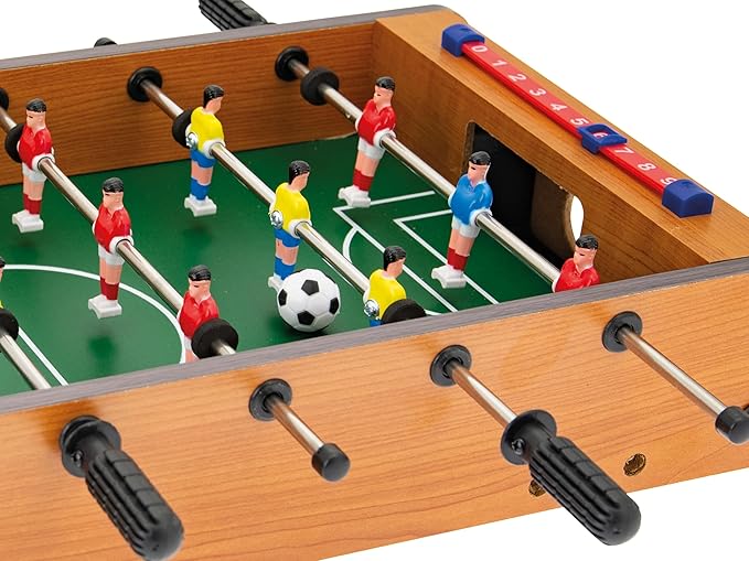 Futbolín de Mesa de Madera - Juego de fútbol Compacto para niños y Adultos