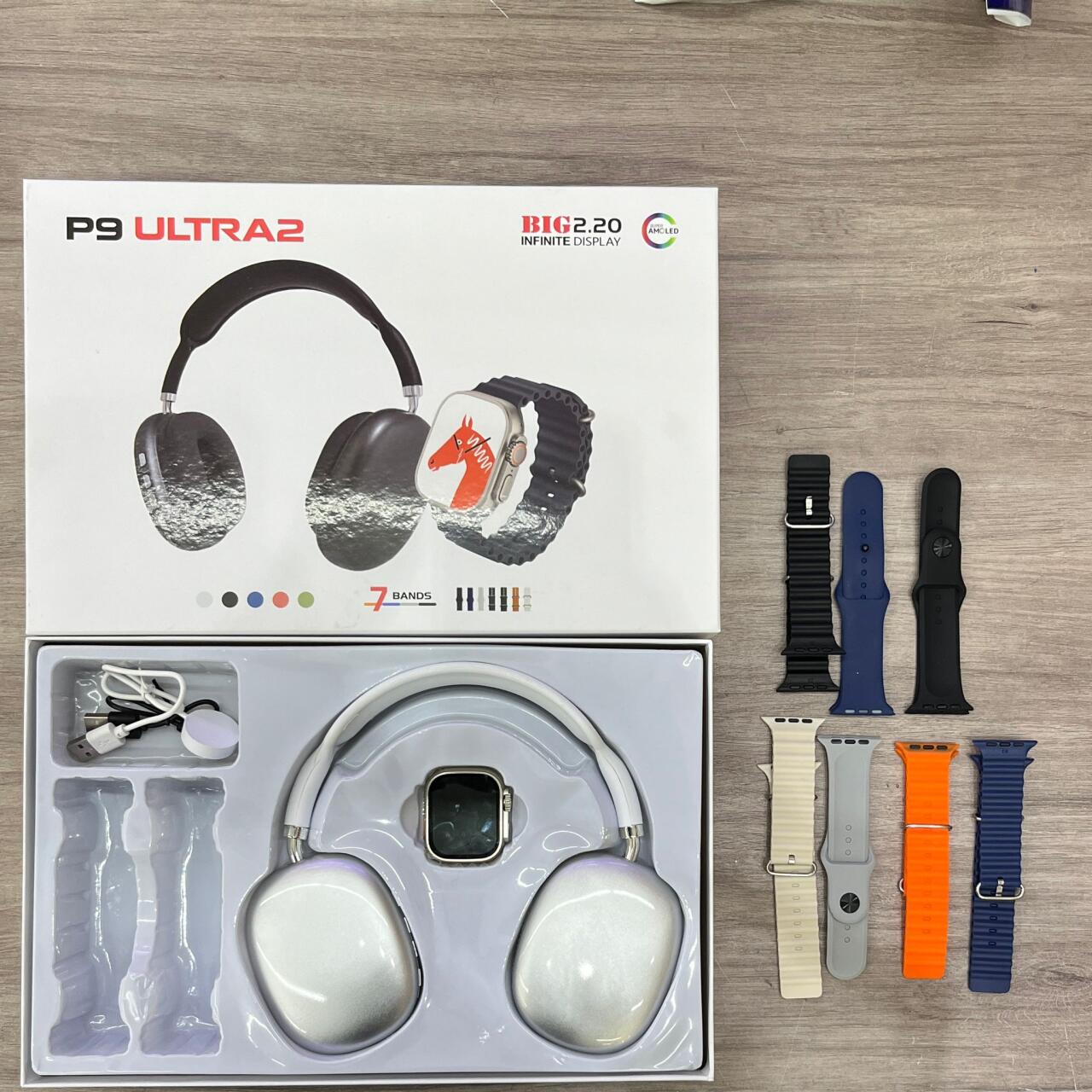 Auriculares P9 + Smartwatch