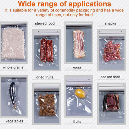 Envasadora al Vacío 5 en 1, Maquina al Vacio de Alimentos para Uso Doméstico y Comercial, Secos y Húmedos