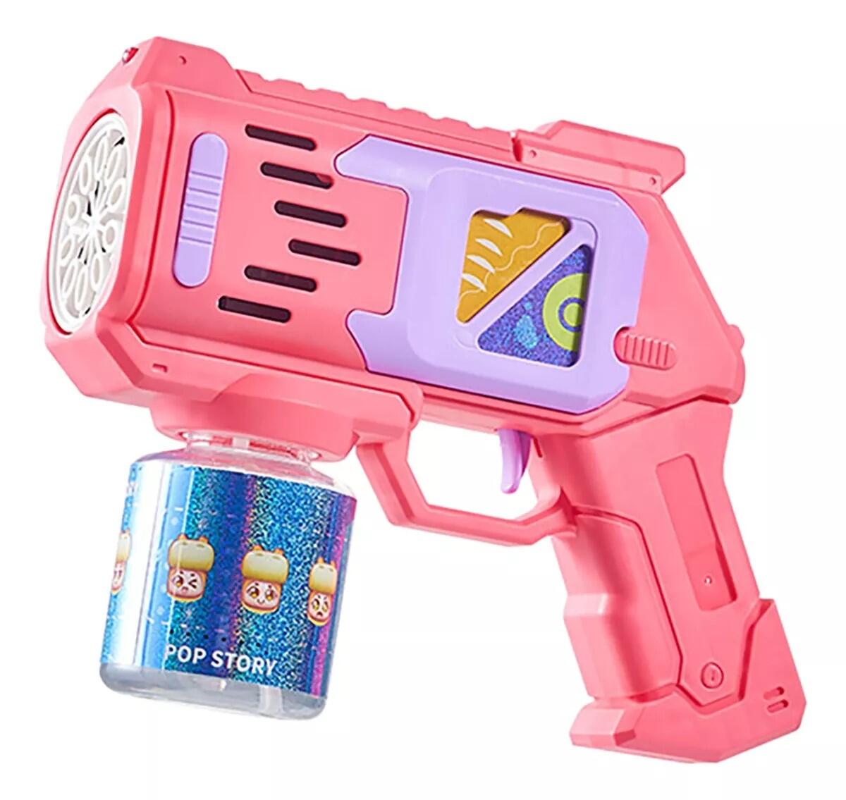 Pistola de Burbujas para Niños, Máquina Automática de Burbujas de Jabón