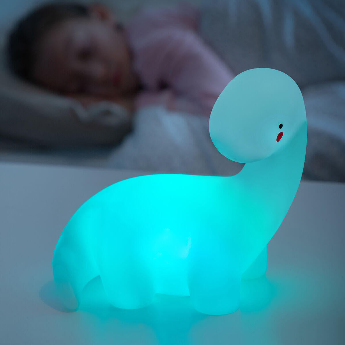 Lámpara Dinosaurio LED Multicolor Lightosaurus