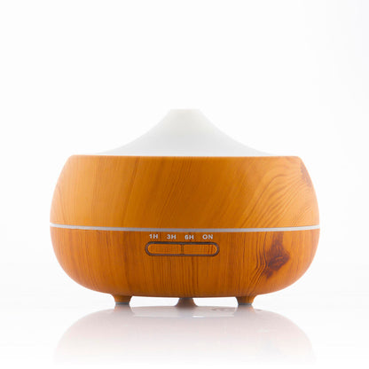 Humidificador Difusor de Aromas con LED Multicolor Wooden-Effect