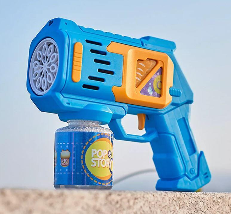 Pistola de Burbujas para Niños, Máquina Automática de Burbujas de Jabón